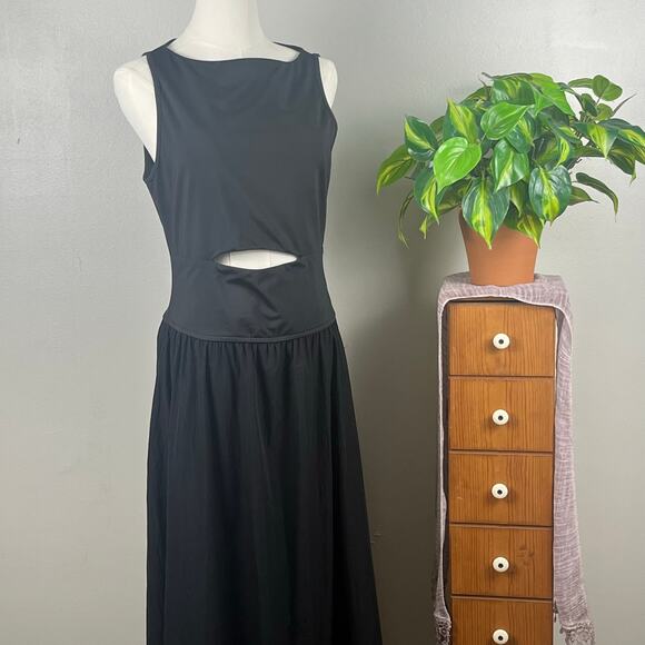 Cupshe Black Sleeveless Maxi Dress Size Large - Picture 2 of 4